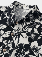 Relaxed Floral Print Summer Beach Style Short Sleeve Shirt