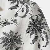 Hawaiian Short Sleeve Pocket Floral Print Shirt