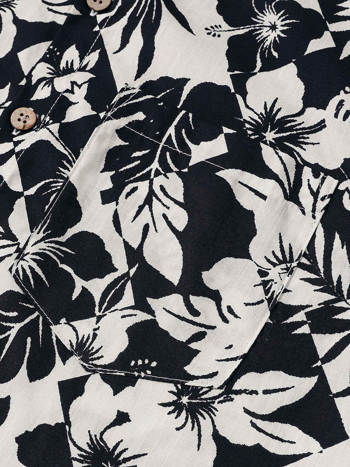 Relaxed Floral Print Summer Beach Style Short Sleeve Shirt
