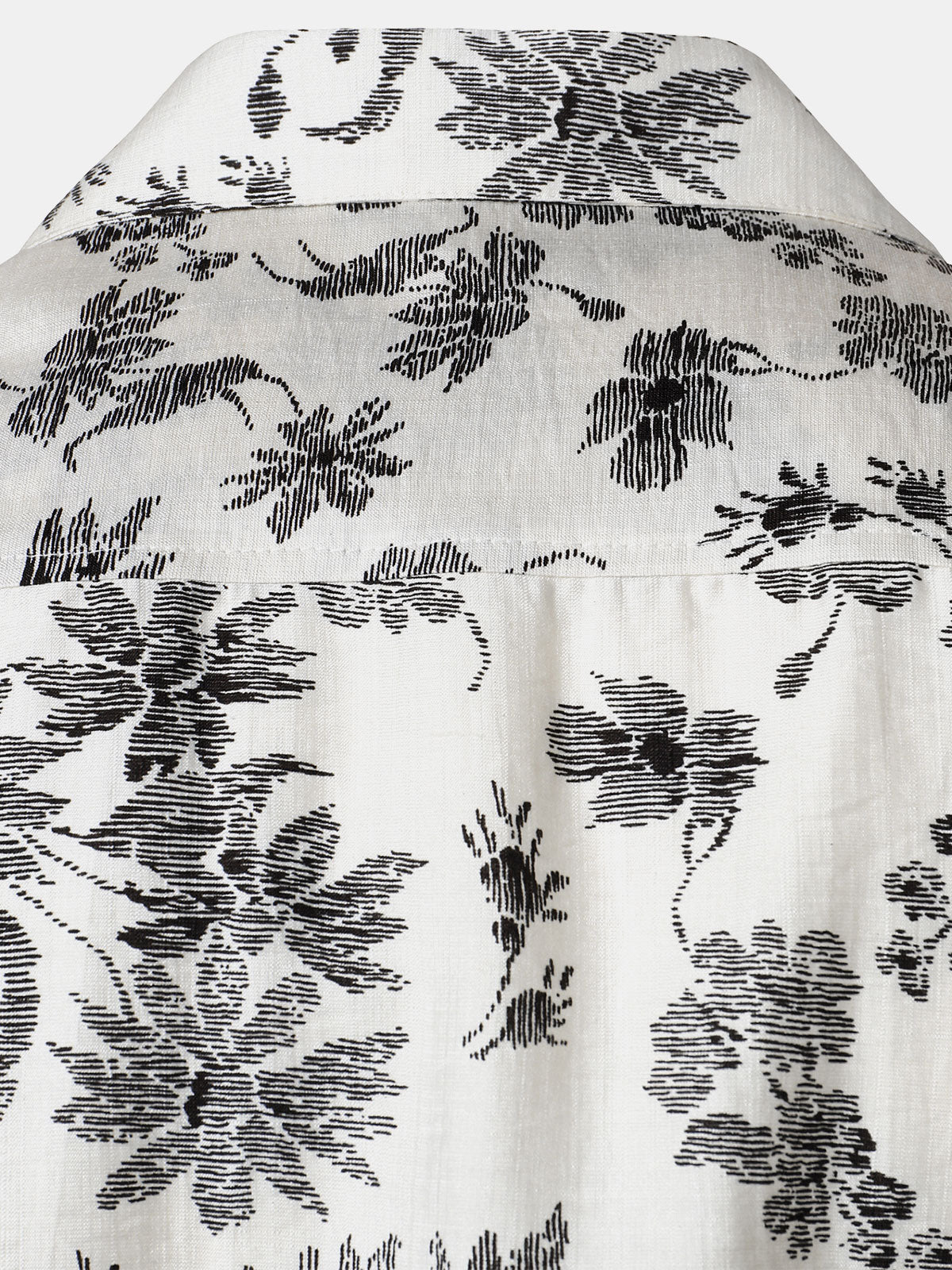 Hawaiian Short Sleeve Pocket Floral Print Shirt