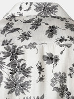 Hawaiian Short Sleeve Pocket Floral Print Shirt