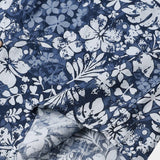 Retro Vacation Style Short Sleeve Breathable Hibiscus Print Shirt