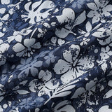 Retro Vacation Style Short Sleeve Breathable Hibiscus Print Shirt
