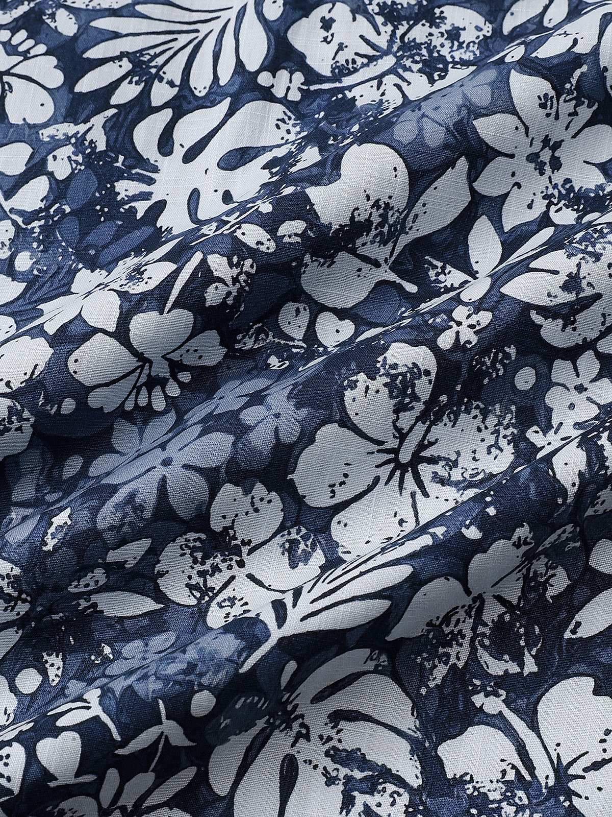 Retro Vacation Style Short Sleeve Breathable Hibiscus Print Shirt