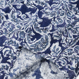 Classic Floral Print Button-Up Holiday Style Short Sleeve Shirt