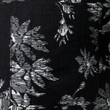 Hawaiian Black Tropical Floral Print Casual Shirt
