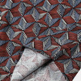 Geometric Pattern Casual Button-Up Short Sleeve Shirt