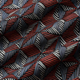 Geometric Pattern Casual Button-Up Short Sleeve Shirt