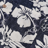 Vintage Breathable Floral Print Island and Vacation Style Short Sleeve Shirt