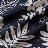 Vintage Breathable Floral Print Island and Vacation Style Short Sleeve Shirt