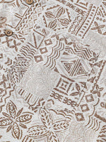 Bohemian Retro Resort Geometric Short Sleeve Shirt