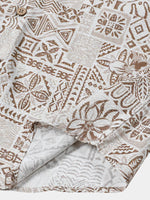 Bohemian Retro Resort Geometric Short Sleeve Shirt