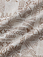 Bohemian Retro Resort Geometric Short Sleeve Shirt
