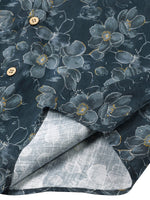 Boho Floral Short-Sleeve Shirt