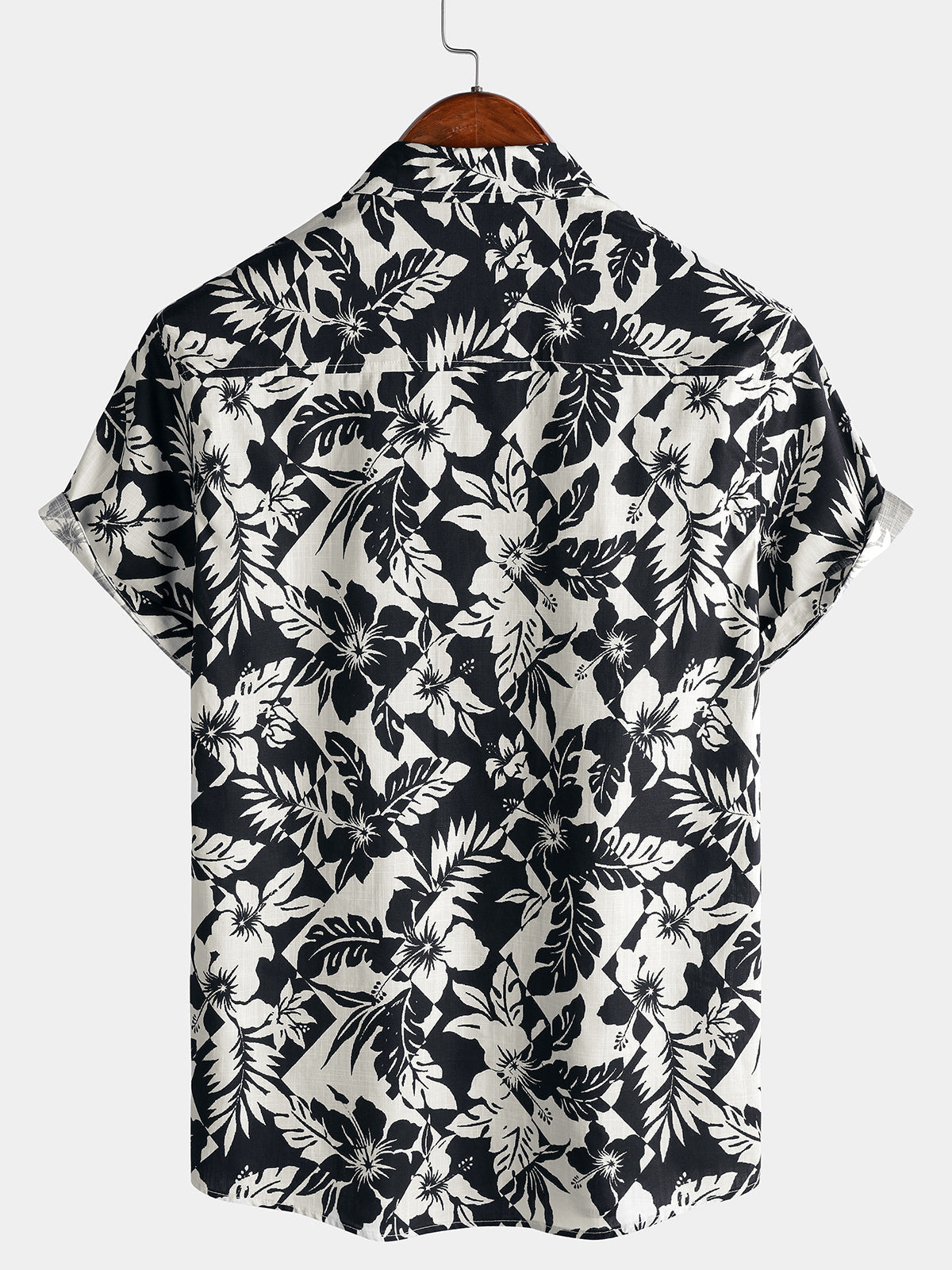Relaxed Floral Print Summer Beach Style Short Sleeve Shirt