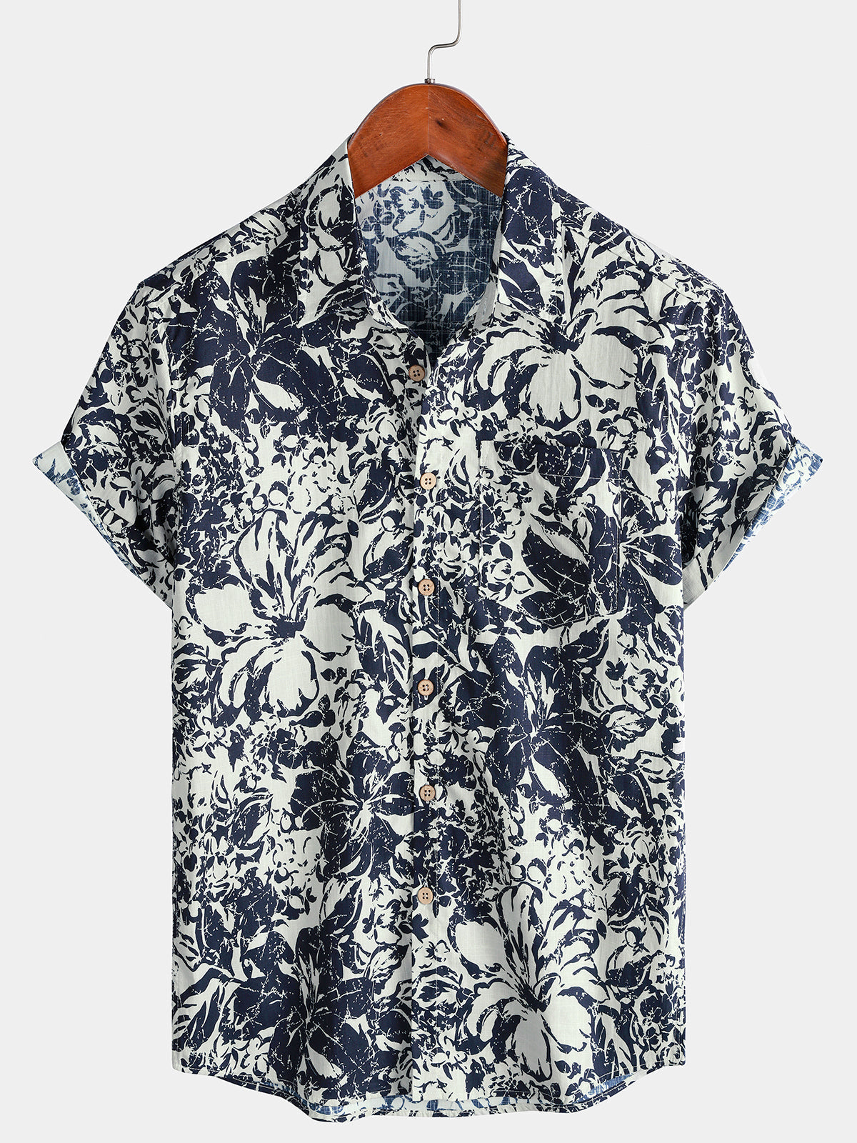 Breathable Seaside Vacation Style Short Sleeve Shirt