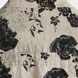 Vintage Floral Leisure Shirt, Short Sleeves