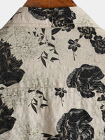 Vintage Floral Leisure Shirt, Short Sleeves