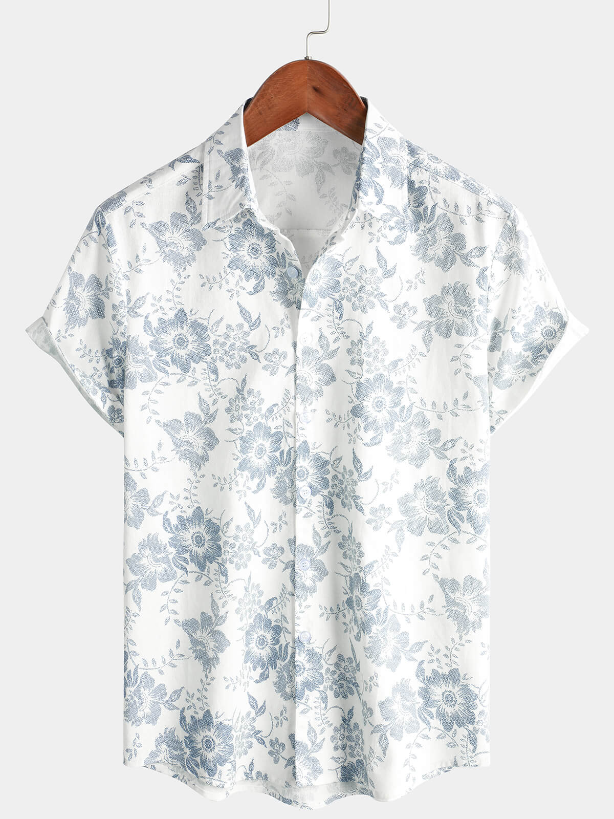White Hawaiian Breathable - Short-Sleeve Summer Shirt