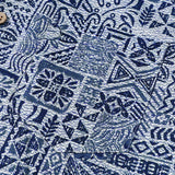 Blue Geometric Vintage Shirt