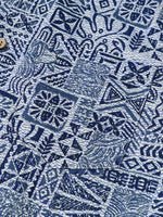 Blue Geometric Vintage Shirt
