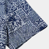Blue Geometric Vintage Shirt