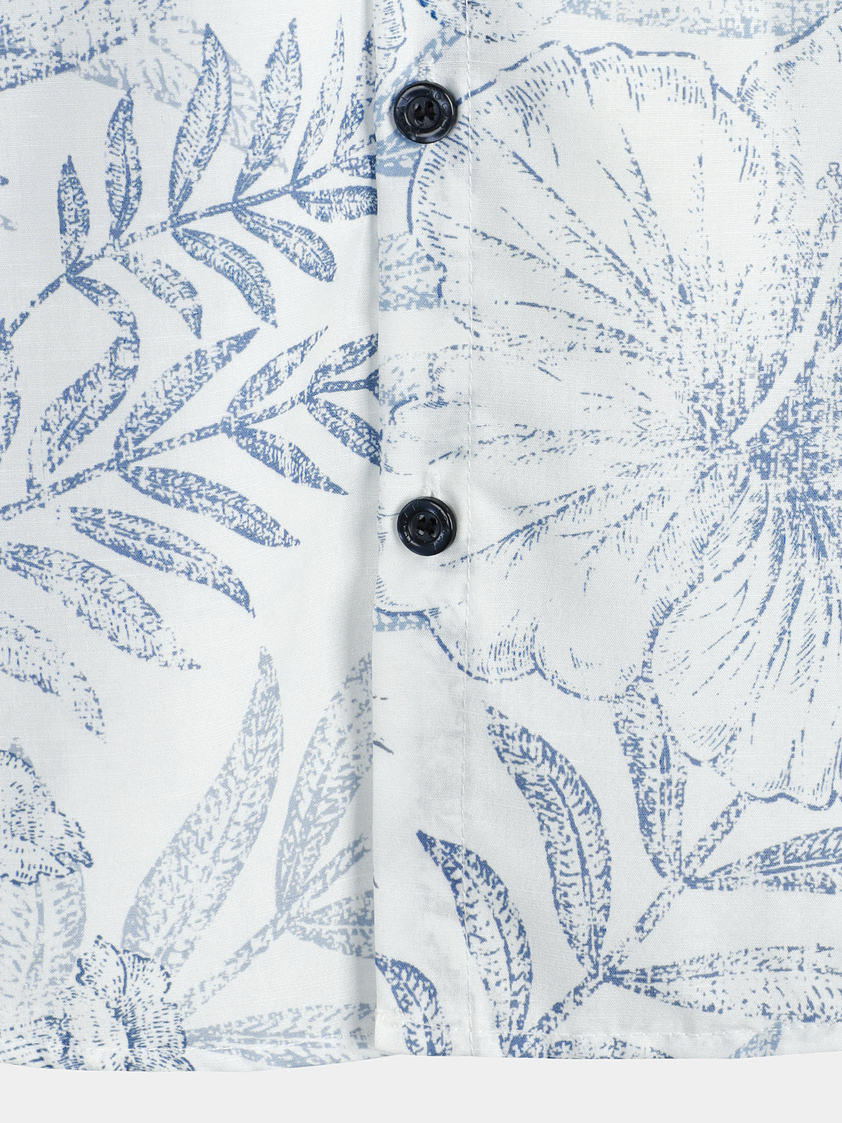 White Hawaiian Short Sleeve Shirt with Retro Floral Print