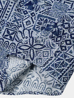 Blue Geometric Vintage Shirt
