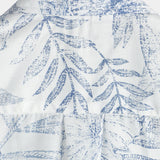 White Hawaiian Short Sleeve Shirt with Retro Floral Print