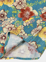 Light Blue Vintage Floral Shirt