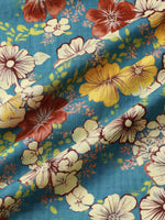 Light Blue Vintage Floral Shirt