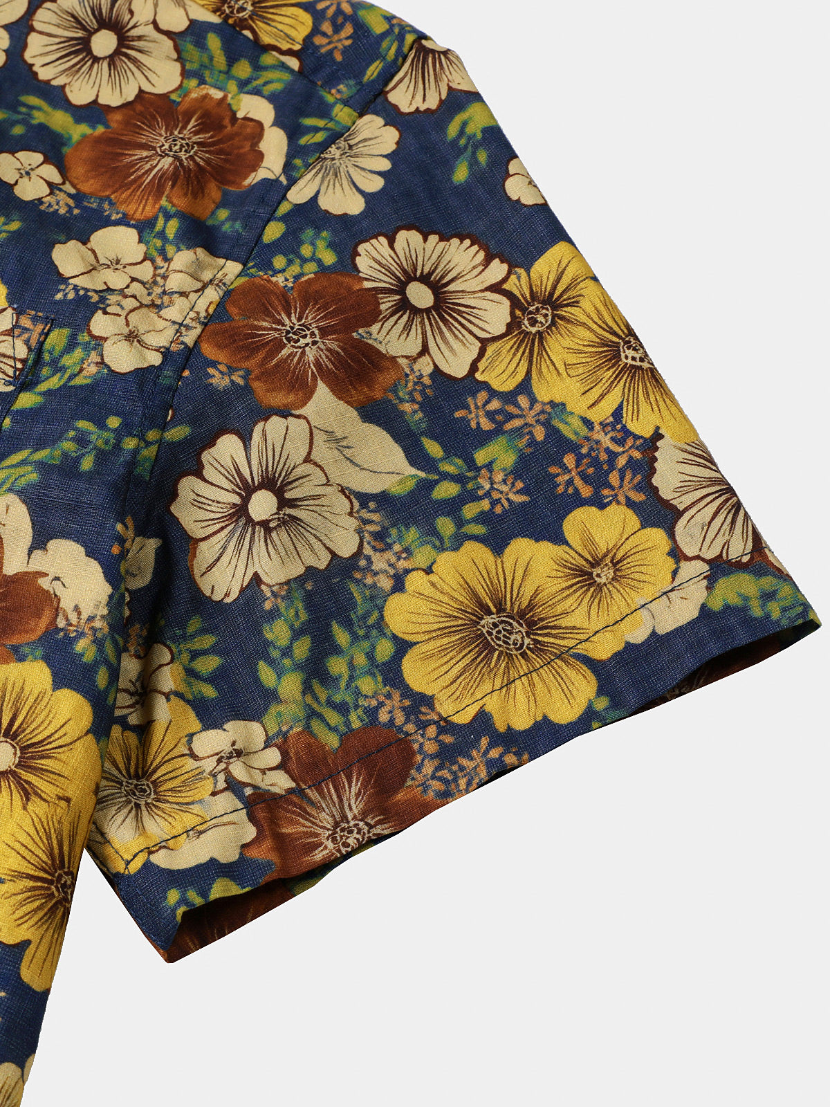 Navy Vintage Floral Shirt