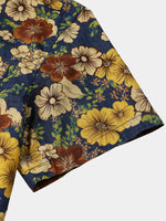 Navy Vintage Floral Shirt