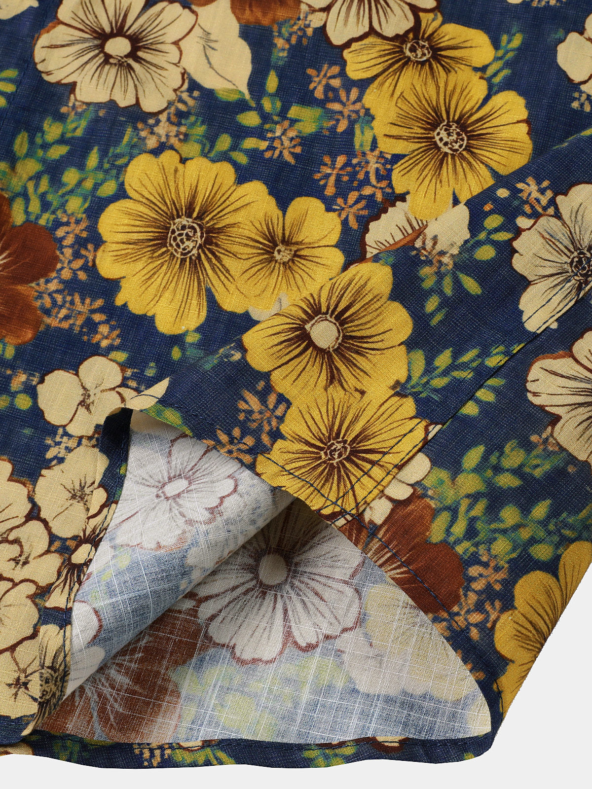 Navy Vintage Floral Shirt