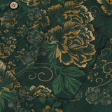Green and Gold Vintage Botanical Shirt