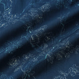 Blue Floral Summer Shirt