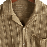 Lace Short-Sleeve Summer Shirt, Casual with Buttons, Perfect for the Beach