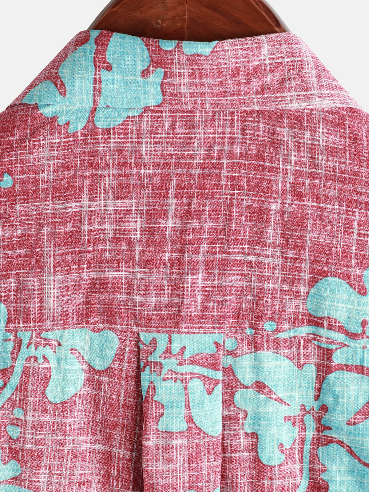 Vintage Red Floral Button-Up Hawaiian Tropical Beach Short Sleeve Shirt