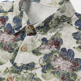 Floral Print Beach Style Short Sleeve Shirt