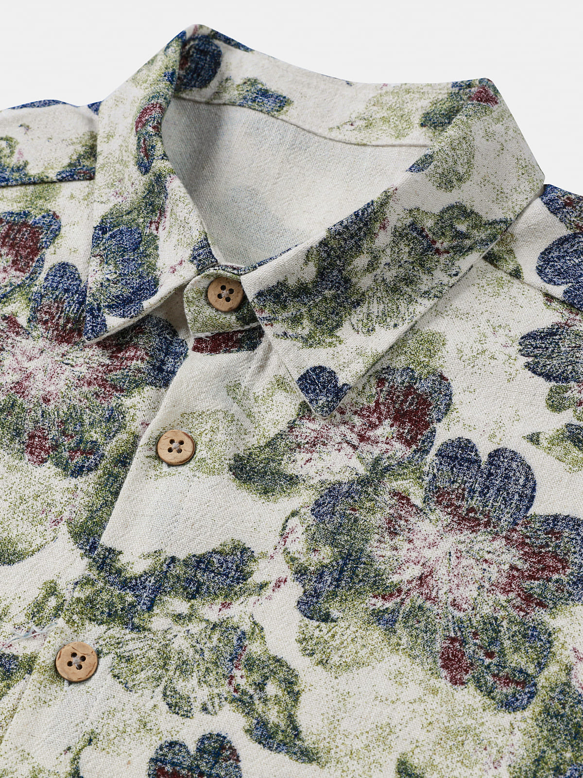 Floral Print Beach Style Short Sleeve Shirt