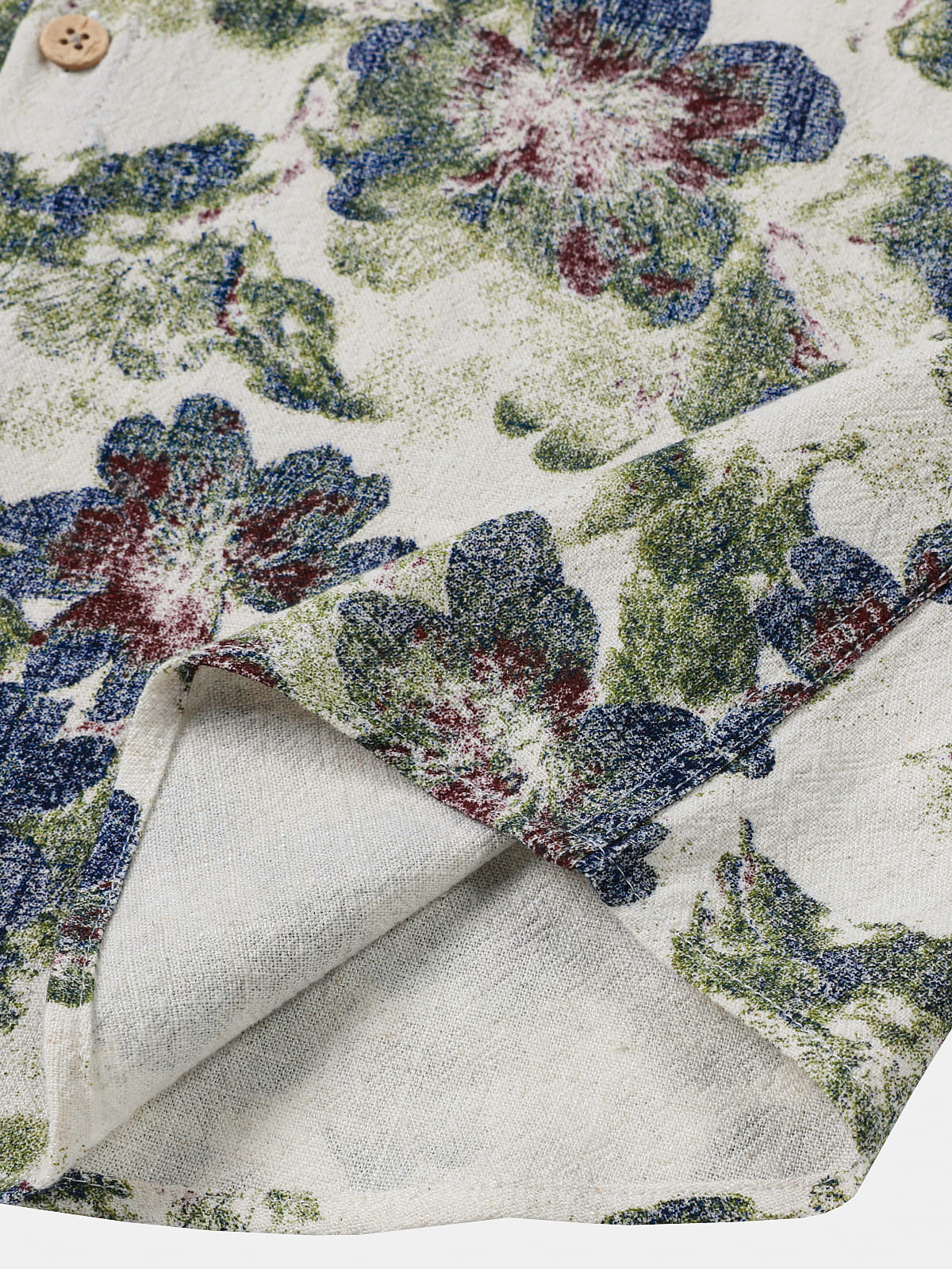 Floral Print Beach Style Short Sleeve Shirt