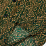 Summer Botanical Print Short Sleeve Shirt