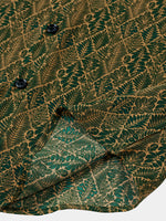 Summer Botanical Print Short Sleeve Shirt