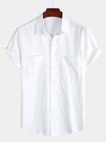 Short-Sleeve Shirt with Chest Pockets