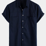 Short-Sleeve Shirt with Chest Pockets