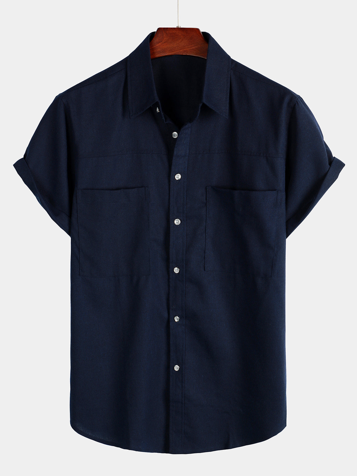 Short-Sleeve Shirt with Chest Pockets