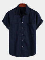 Short-Sleeve Shirt with Chest Pockets