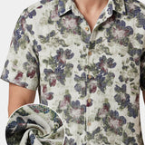Floral Print Beach Style Short Sleeve Shirt