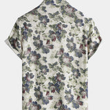 Floral Print Beach Style Short Sleeve Shirt