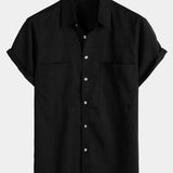 Short-Sleeve Shirt with Chest Pockets